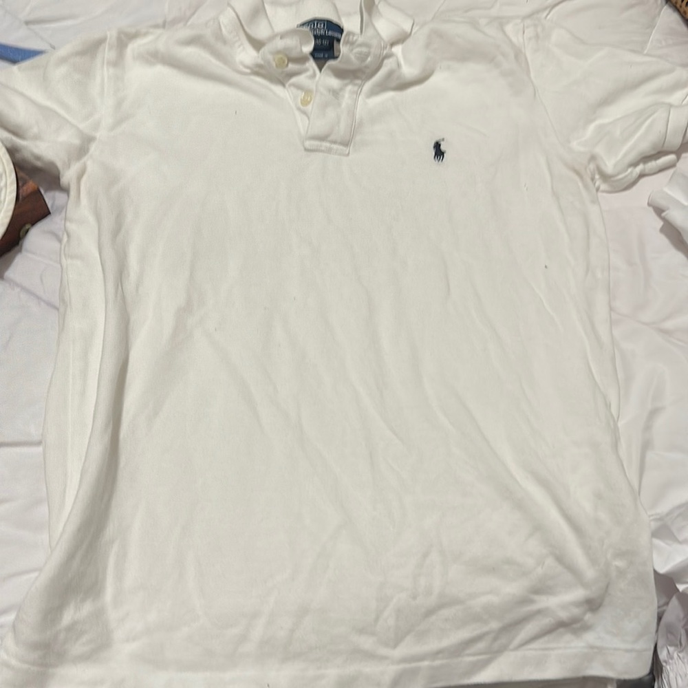 White Polo Top